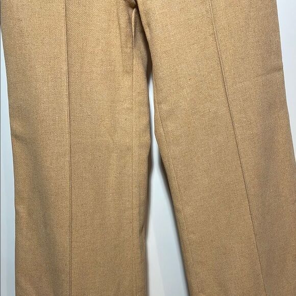 Vintage Tan Chinos with Relaxed Fit and Wide-Leg Design - Picture 3 of 10